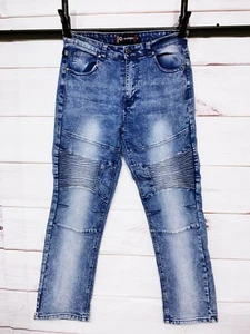 Akademiks Womens Denim Jeans Size 18 Blue Mid-Rise 5 Pockets - Picture 1 of 8
