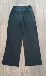 AB Studio Wide Leg Mid-rise Harem Palazzo Pants Small - Picture 1 of 6