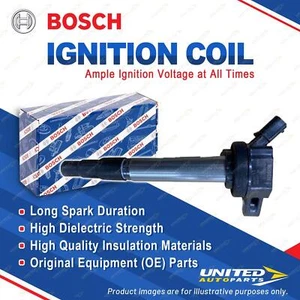 Bosch Ignition Coil for Toyota Esquire Harrier ZSU60R ZSU65R ISIS IST Noah Prius - Picture 1 of 2