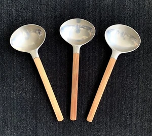 Jens Quistgaard for Dansk Salad Serving Spoon ~ Toke ~ Stainless, Bamboo ~ MCM - Picture 1 of 3
