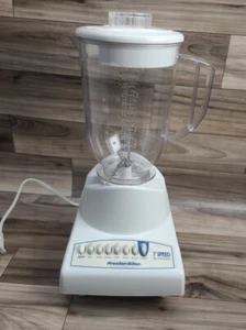 Hamilton Beach/ Proctor Silex Blender 57171 7 speed White Tested 48 Oz 6 Cups - Picture 1 of 11