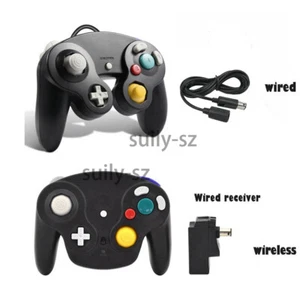 Per console Nintendo GC GameCube cablata/wireless controller gamepad remoto NGC Stati Uniti - Foto 1 di 46