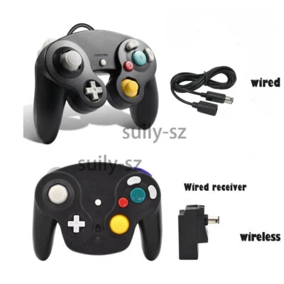 For Nintendo GC GameCube Console Wired/Wireless NGC Remote Gamepad Controller US - Image 1 of 4