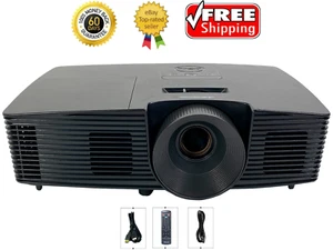 Dell 1850 DLP Projector 3000 ANSI Professional PC 3D Ready 4k HDMI w/Remote - Picture 1 of 10