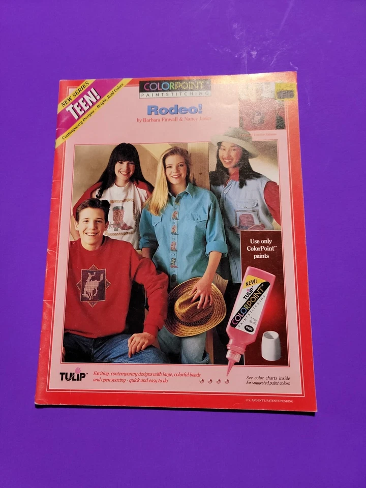  Colorpoint Paintstitching  Rodeo Book  #91272   (8 Pages of Transfer Patterns) - Image 1 of 2