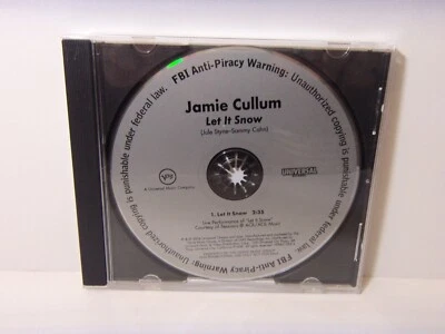 PROMO CD SINGLE  JAMIE CULLUM  "LET IT SNOW"  2004 UNIVERSAL RECORDS - Image 1 of 3