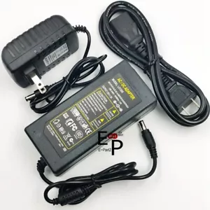 Power Supply DC Adapter Plug 12V 2A 24W- 5A 60W For 3528 5050 LED Strip Light - Picture 1 of 17