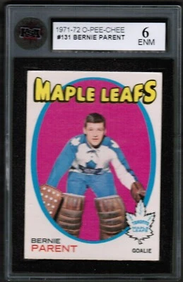 1971 72 OPC O-Pee-Chee #131 Bernie Parent KSA 6 ENM Toronto Maple Leafs - Image 1 of 2
