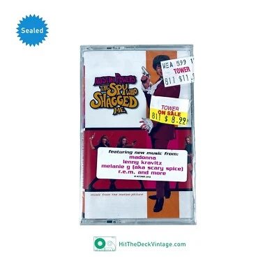 Austin Powers - The Spy Who Shagged Me Soundtrack Cassette Tape (1999) SEALED - Image 1 of 4