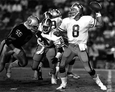 San Francisco 49ers STEVE YOUNG Glossy 8x10 Photo Print NFL Football Poster Cover
