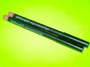 PHILOSOPHY THE SUPERNATURAL LIP PENCIL COLOR NEUTRAL 0.04 OZ LOT OF 2 NEW - Picture 1 of 1