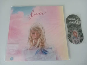 Taylor Swift Lover Special Edition Opaque Pink Translucent Blue Vinyl Mitt China - Picture 1 of 19