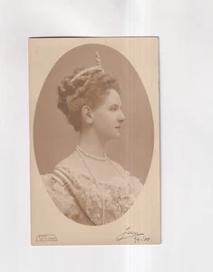 F3539) Queen WILHELMINA Netherlands signed 1904!! - Picture 1 of 2