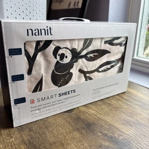 Sábanas inteligentes genuinas Nanit OEM - Una sábana para cuna rosa/rosa Koala NUEVO - Imagen 1 de 6