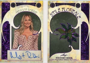 LIBRO DE HISTORIA DE HOJAS 2024 (BARBIE) ESTILO FLOREALE autografiado #04/10 Margot Robbie - Imagen 1 de 2