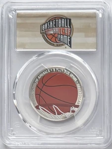 2020 S Basketball Hall Of Fame Colorized Proof Commemorative 50C FDOI PCGS PR70 - Picture 1 of 2