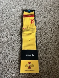 Iowa State Cyclones Stance Socks NWT NCAA Large 9-12 Classic Crew - Picture 1 of 5