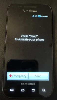 Samsung Show SCH-I500 2GB Black (Verizon) Smartphone Excellent Used - Image 1 of 2