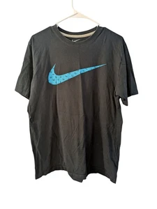Nike T-Shirt Boys Black Short Sleeve Size Large - Picture 1 of 3