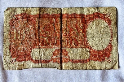 1939-1952 AUSTRALIA Commonwealth Bank of Australia 10 Shillings Banknote - Image 1 of 4