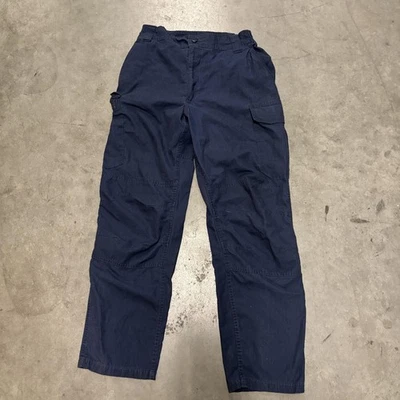 US Navy Military Flame Resistant 2 Piece Pants Mens 33 Short Navy Blue Class 1 - Image 1 of 4