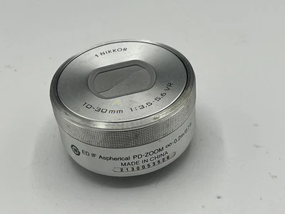 Nikon PD 10-30mm f3.5-5.6 VR 1 Nikkor Silver Zoom Lens USA SHIPPING! - Image 1 of 4