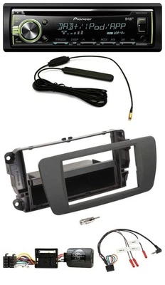 Pioneer MP3 USB CD DAB Lenkrad Autoradio für Seat Ibiza tuam grey - Bild 1 von 4