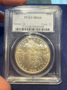 1883 CC MS64 PCGS Morgan Silver Dollar - Picture 1 of 4