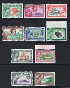 1940 Pitcairn Isl. SC#1-8. SG#1-8. Mint, Never/Lightly Hinged, VF. - Picture 1 of 2