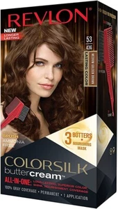Revlon Colorsilk Buttercream Hair Dye 53 / 43G Medium Golden Brown Premium Dye - Picture 1 of 1