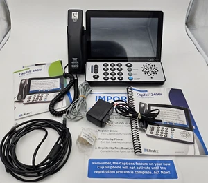 Ultratec CapTel 2400i Captioned Telephone Hard Of Hearing Hearing Impaired USA - Zdjęcie 1 z 6