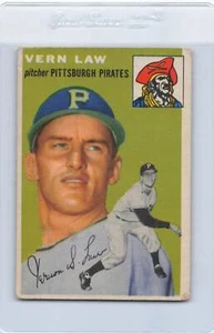 1954 Topps #235 Vern Law Pirates VG/EX *2587 - Picture 1 of 2