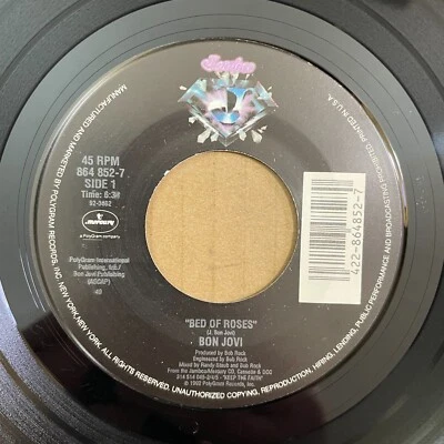 BON JOVI Bed Of Roses / Lay Your Hands On Me - Live 45 Jambco 864 852-7 NEW - Image 1 of 4