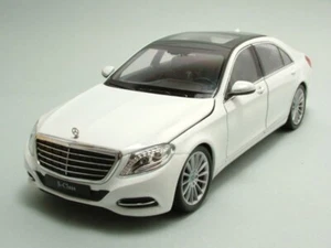 Mercedes Clase S W222 2013 blanco coche modelo 1:24 Welly - Imagen 1 de 8