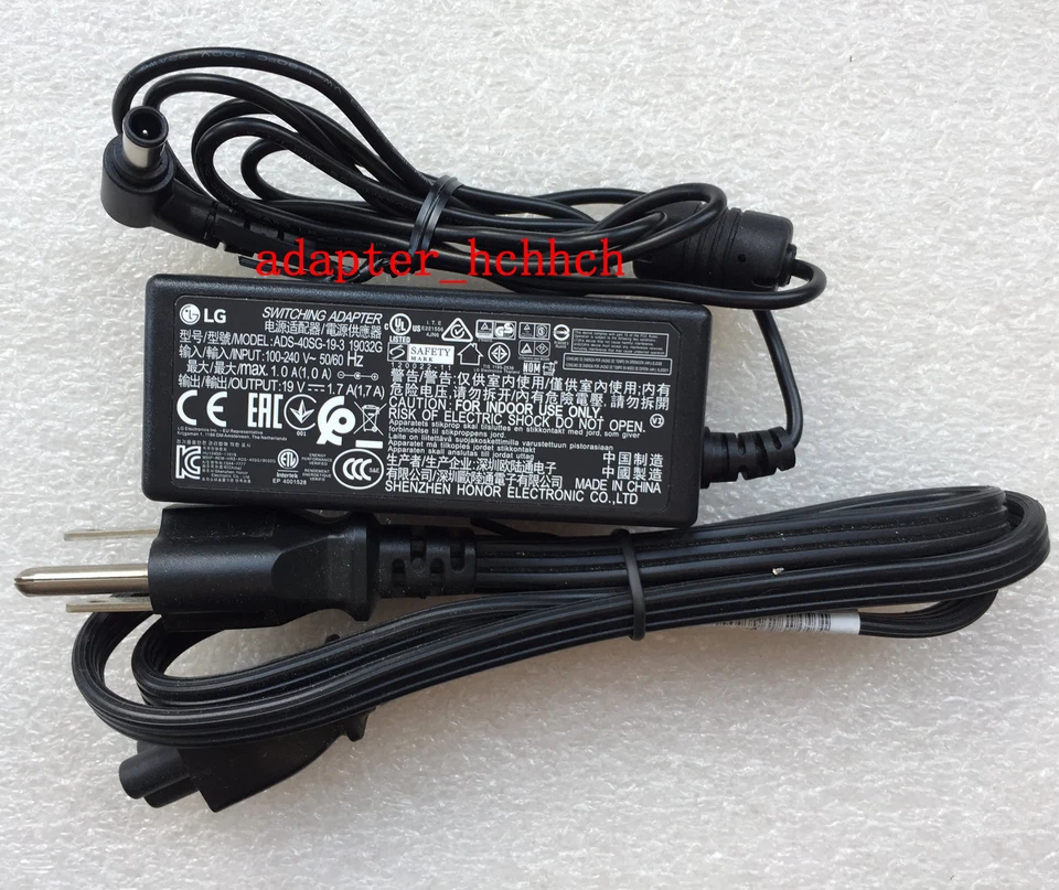 Original OEM LG 32w Switching Adapter for IPS Monitor 22mp57hq-p Mp55 27mp55hq