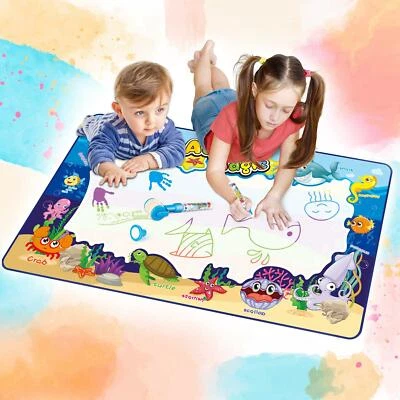 SOKA PLAY IMAGINE LEARN SOKA 150 X 90 cm Large Size Magic Water Aqua Doodle Drawing Mat, Handwriting Toy