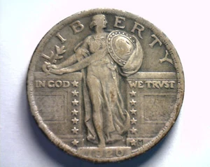1920 STANDING LIBERTY QUARTER EXTRA FINE XF EXTREMELY FINE EF NICE ORIGINAL COIN - Picture 1 of 2
