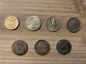16 Israel Saisonale Grüße Token 1976-81, 83-85, 88-89, 91, 93-94, 96 - Bild 1 von 6
