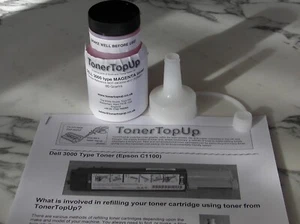 MAGENTA Toner Refill für Epson Aculaser C1100 CX11 non-OEM C13S050188 ohne Chip - Bild 1 von 2