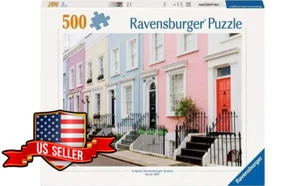 NEW & SEALED Ravensburger 00304 Colorful London Townhouses 500 Pc Jigsaw Puzzle - Picture 1 of 13
