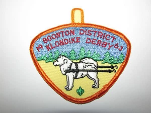 Parche bordado vintage coleccionable Klondike Derby - 1963 - Imagen 1 de 1