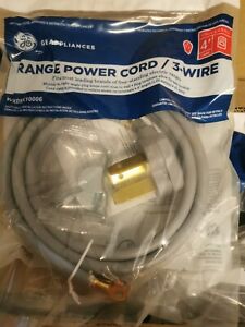   3 Prong Range Power Cord for Electric Cooktops, Ranges, Ovens 40 Amp