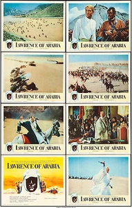 Movie Posters 8 Lobby Cards Lawrence of Arabia 1962 27"x41" VF 8 Peter O'Toole - Picture 1 of 1