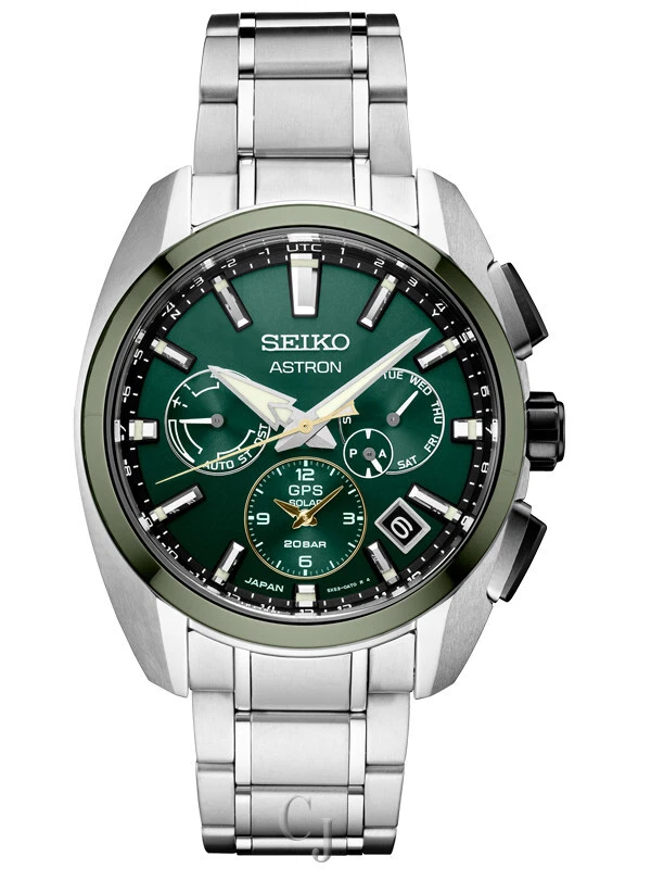 Reloj Seiko Astron 42,7 mm esfera verde titanio SSH071 Foto 1 de 1