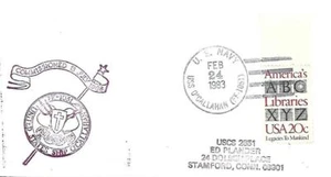 O'CALLAHAN (FF-1051) 24 February 1983 Locy Type 2-1(n+) (USS) Ships Cachet - Picture 1 of 1