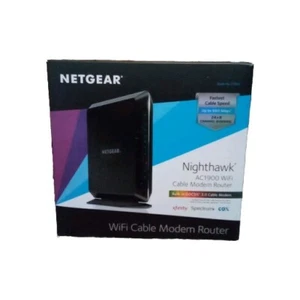 OpenBox Netgear Nighthawk C7000 Cable Modem Router Built In DOCSIS 3 AC1900 Read - Picture 1 of 10