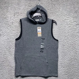 Kenneth Cole Reaction Vest Men S Small Quilted Grey Hooded Sleeveless Outerwear - Picture 1 of 7