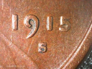 1915 s Lincoln wheat penny. Almost uncirculated. Full wheat lines. See photos. - Picture 1 of 9