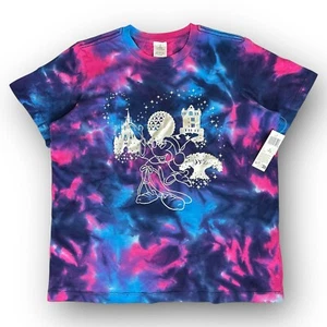 Disney Parks 2025 Sorcerer Mickey Tie Dye T-Shirt Adult Size Small Medium NEW - Picture 1 of 14