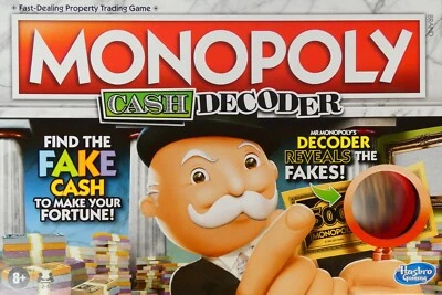 Monopoly Cash Decoder Board Game by Hasbro 2021 - (8yrs+)  ~ NEW & SEALED - Image 1 of 4